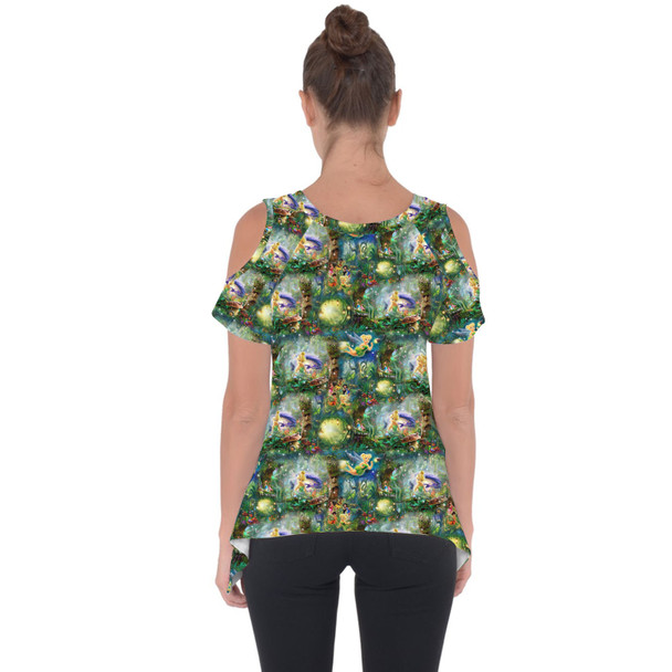 Cold Shoulder Tunic Top - Tinkerbell in Pixie Hollow