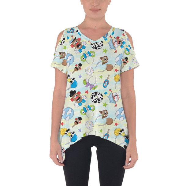 Cold Shoulder Tunic Top - Toy Story Style