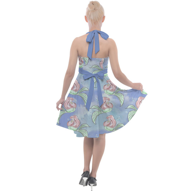 Halter Vintage Style Dress - Sketch of Ariel