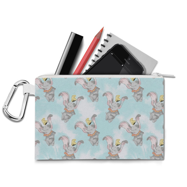 Canvas Zip Pouch - Sketch of Dumbo