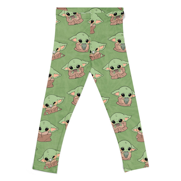 Girls' Leggings - The Child Catching Frogs