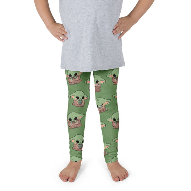 Girls' Leggings - The Child Catching Frogs