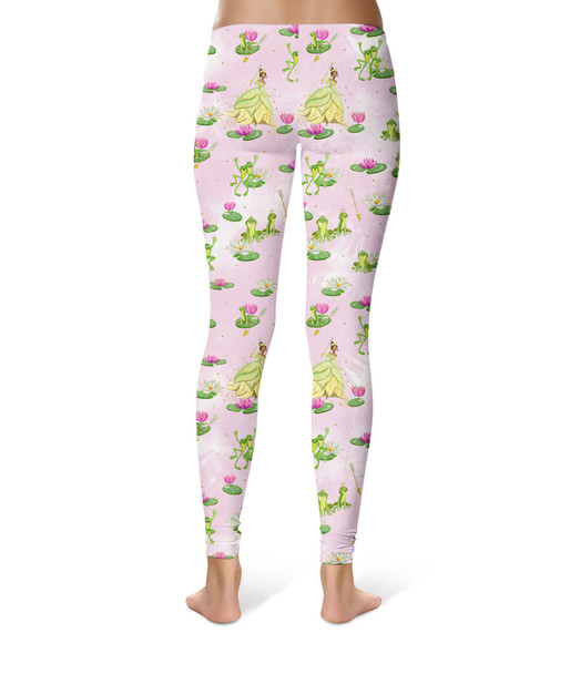 Sport Leggings - Watercolor Princess Tiana & The Frog