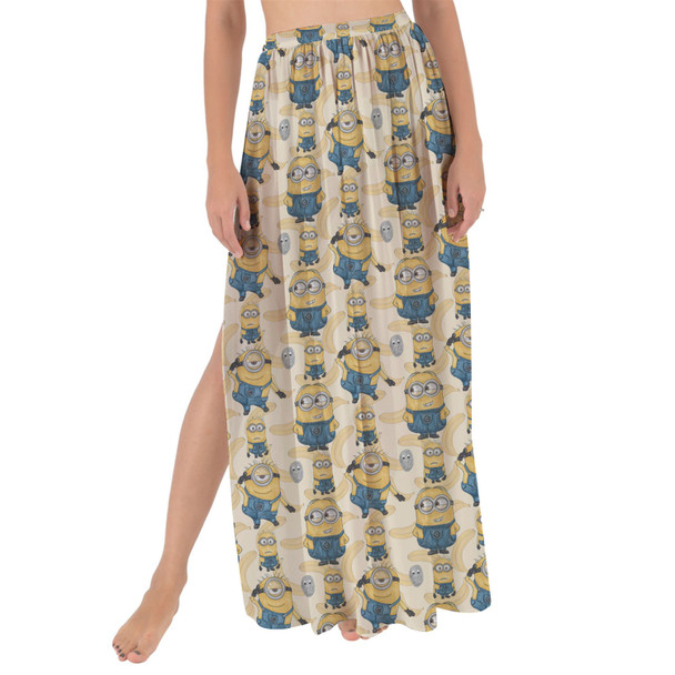 Maxi Sarong Skirt - Minions Bananas