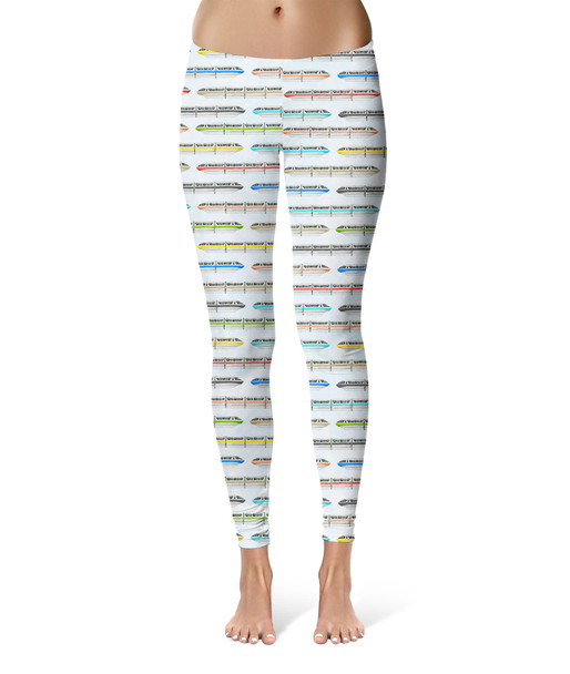 Sport Leggings - Disney Monorail Rainbow