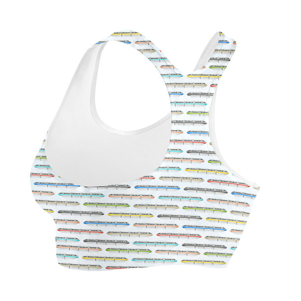 Sports Bra - Disney Monorail Rainbow