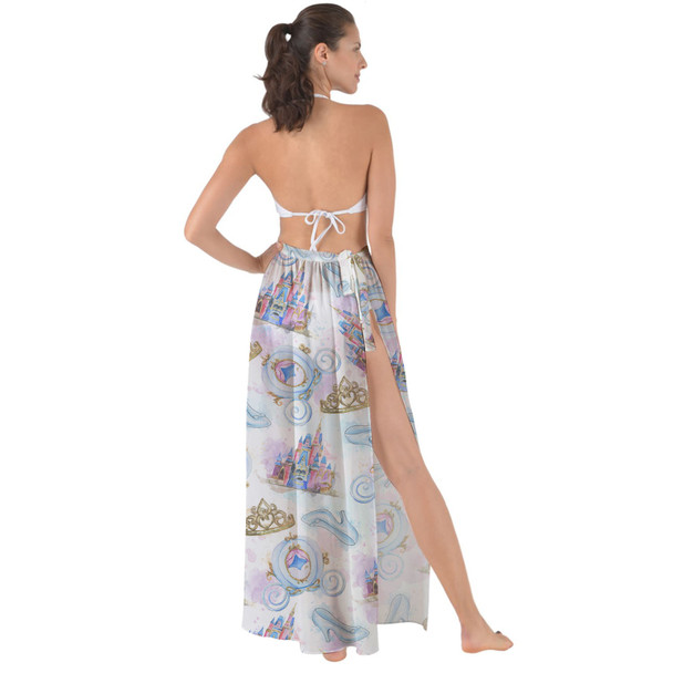 Maxi Sarong Skirt - Watercolor Cinderella