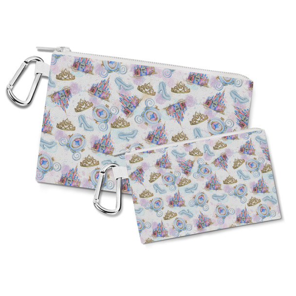 Canvas Zip Pouch - Watercolor Cinderella