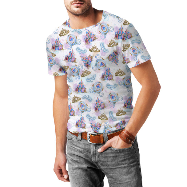 Men's Sport Mesh T-Shirt - Watercolor Cinderella