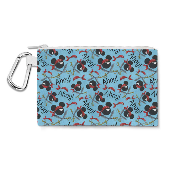 Canvas Zip Pouch - Pirate Mickey Ahoy!