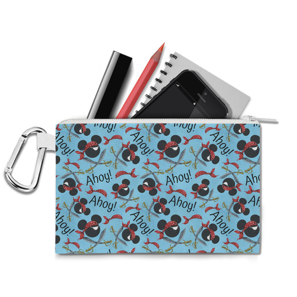 Canvas Zip Pouch - Pirate Mickey Ahoy!