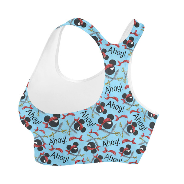 Sports Bra - Pirate Mickey Ahoy!