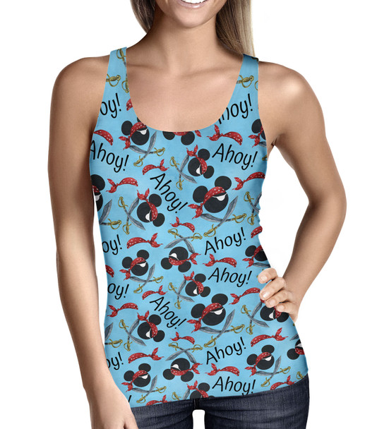 Women's Tank Top - Pirate Mickey Ahoy!