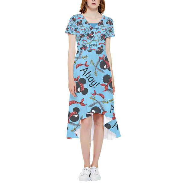 High Low Midi Dress - Pirate Mickey Ahoy!