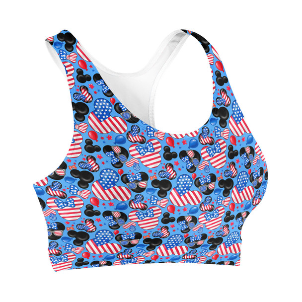 Sports Bra - Mickey's Fourth of July