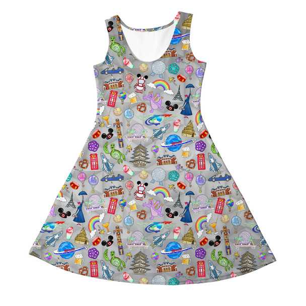 Girls Sleeveless Dress - The Epcot Experience