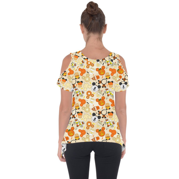 Cold Shoulder Tunic Top - Disney Halloween Snacks