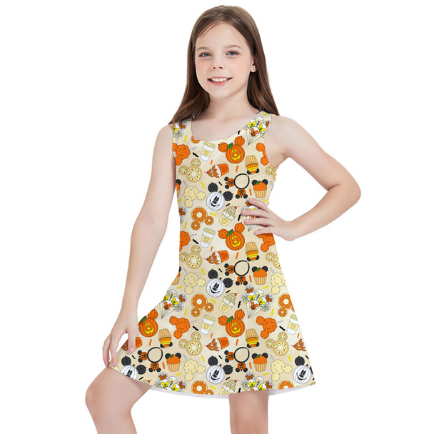 Girls Sleeveless Dress - Disney Halloween Snacks