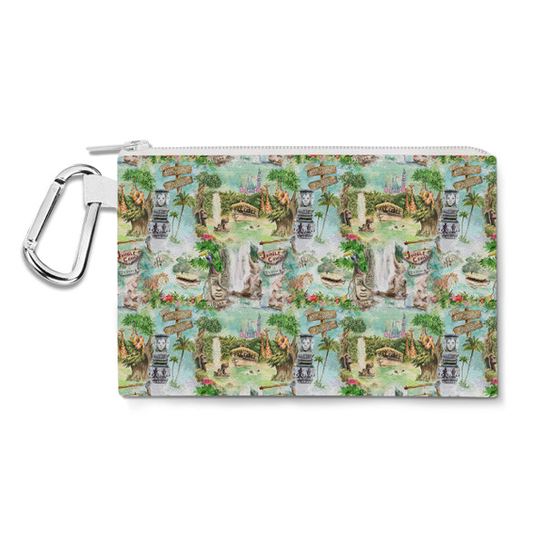 Canvas Zip Pouch - Jungle Cruise Ride