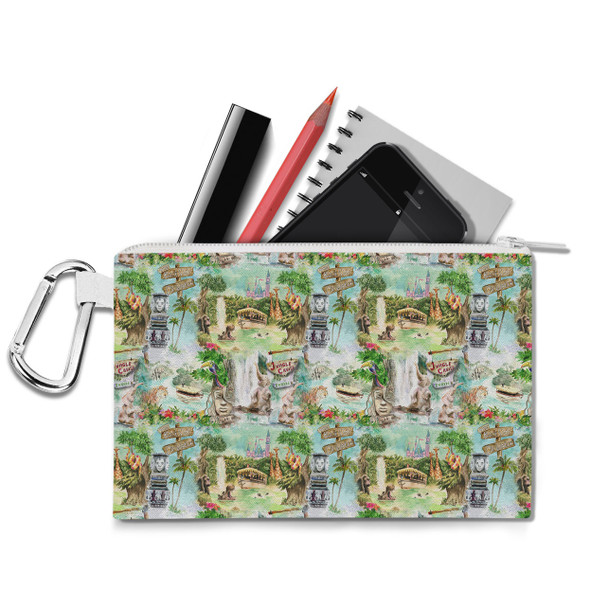 Canvas Zip Pouch - Jungle Cruise Ride