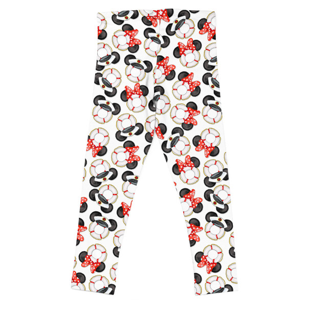 Girls' Leggings - Gone Overboard In White