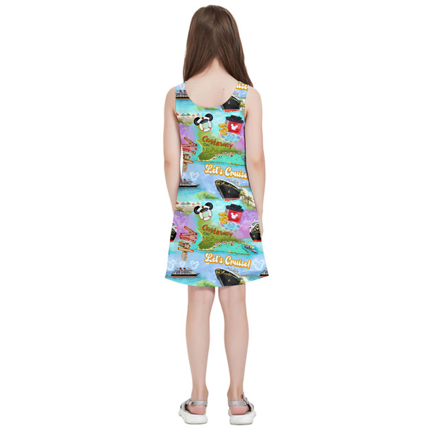 Girls Sleeveless Dress - Castaway Cay