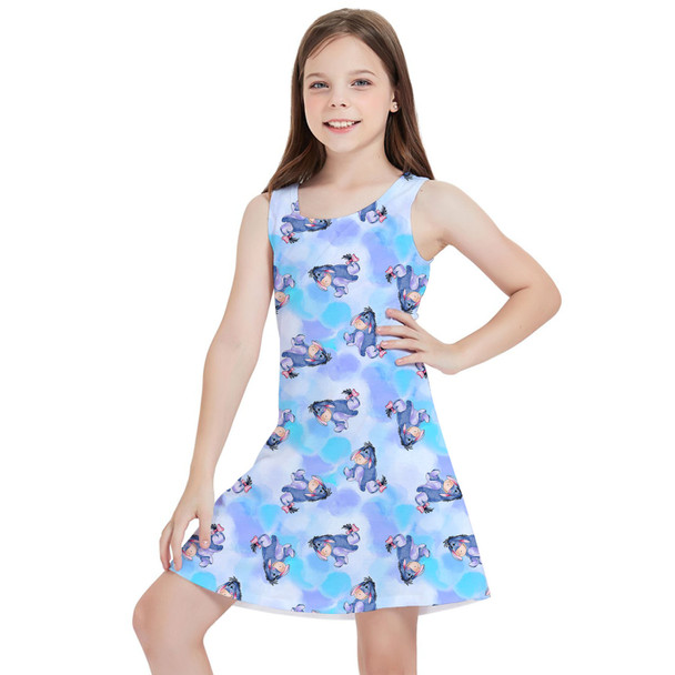 Girls Sleeveless Dress - Watercolor Eeyore