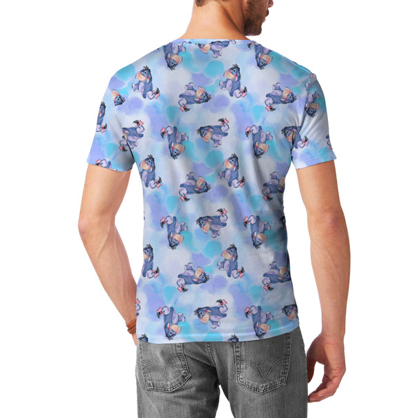 Men's Cotton Blend T-Shirt - Watercolor Eeyore