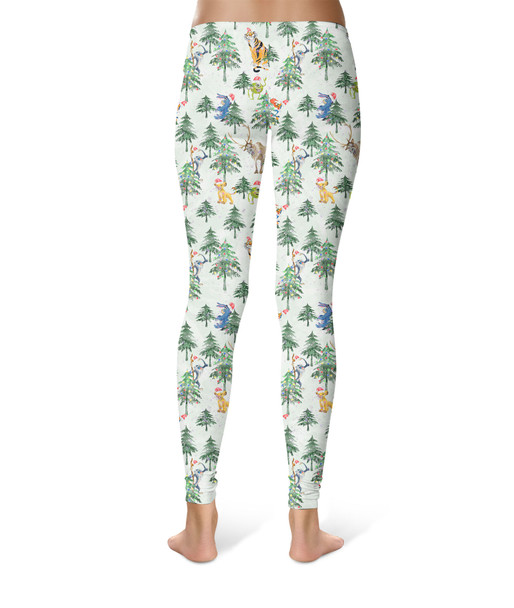 Sport Leggings - Christmas Disney Forest