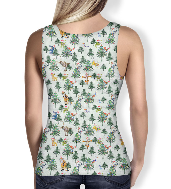 Women's Tank Top - Christmas Disney Forest