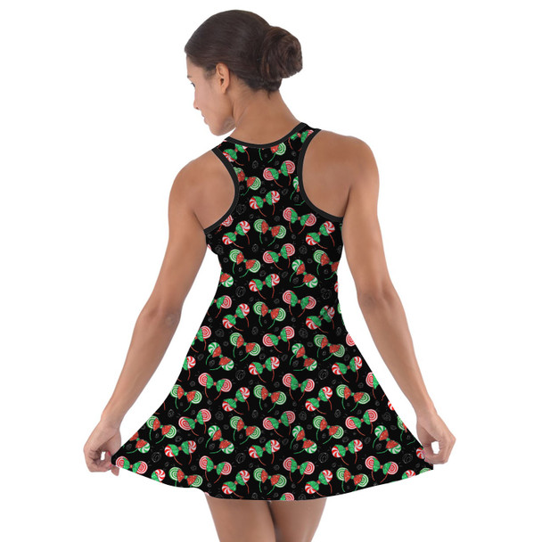 Cotton Racerback Dress - Christmas Minnie Ears