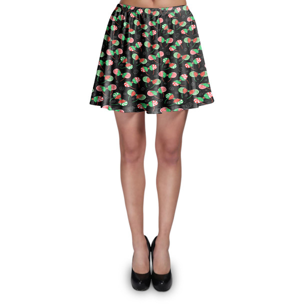 Skater Skirt - Christmas Minnie Ears