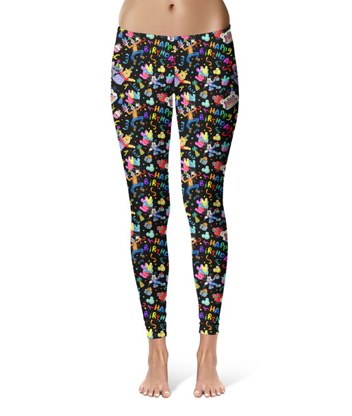 Sport Leggings - A Disney Happy Birthday