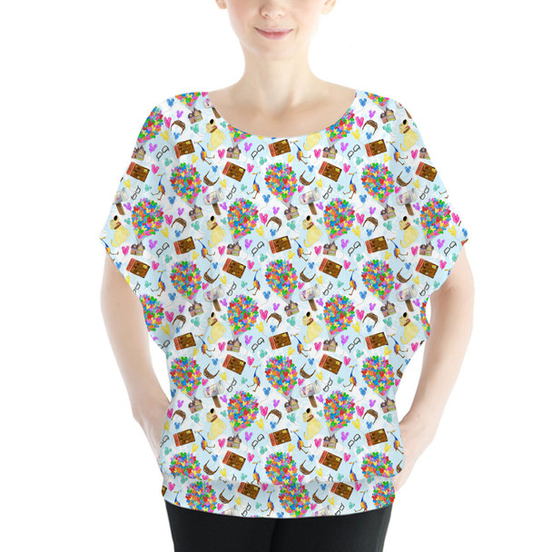 Batwing Chiffon Top - Pixar UP Icons