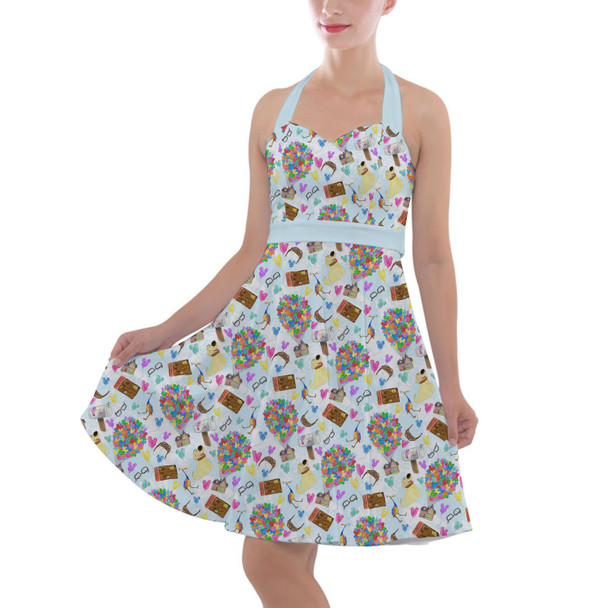 Halter Vintage Style Dress - Pixar UP Icons