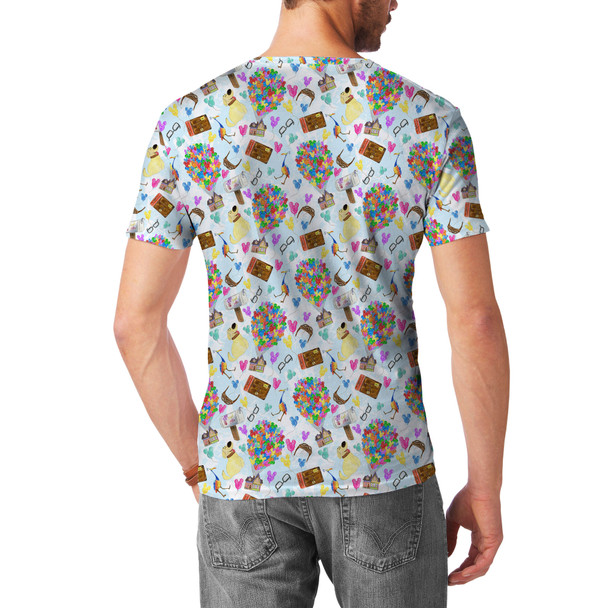 Men's Sport Mesh T-Shirt - Pixar UP Icons