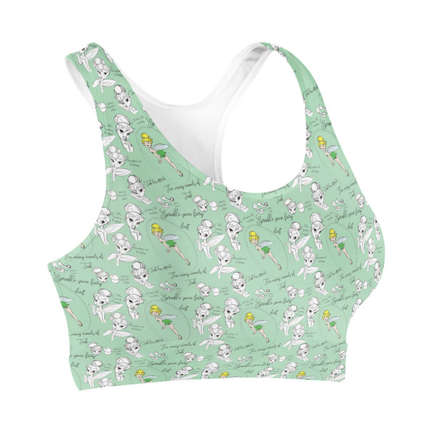 Sports Bra - Drawing Tinkerbell