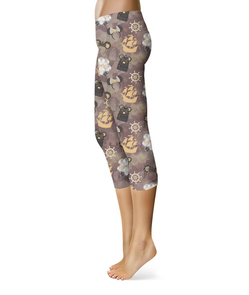 Sport Capri Leggings - Main Attraction Pirates of the Caribbean