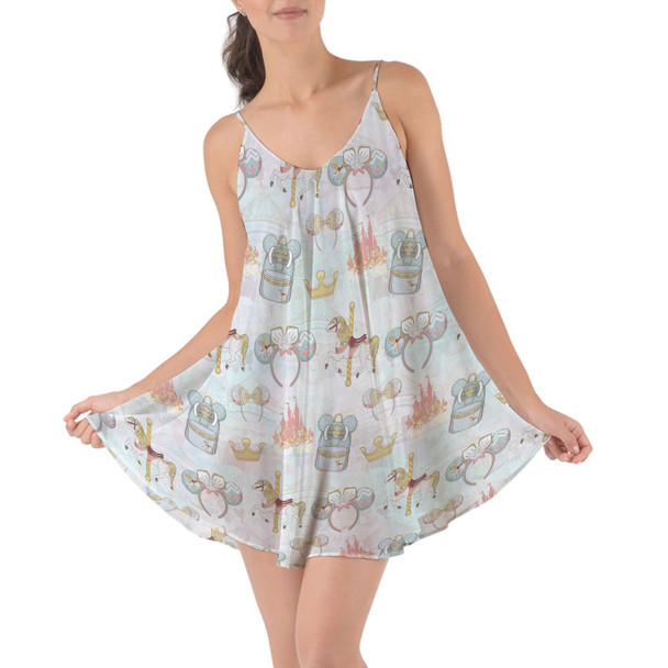 Beach Cover Up Dress - Main Attraction Disney Carousel