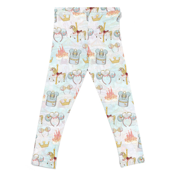 Girls' Leggings - Main Attraction Disney Carousel