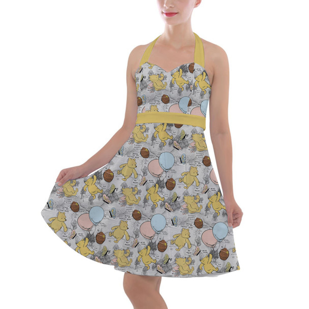 Halter Vintage Style Dress - Silly Old Bear