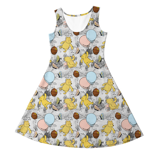 Girls Sleeveless Dress - Silly Old Bear