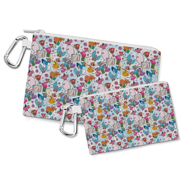 Canvas Zip Pouch - Jaq, Gus, & Sewing Friends