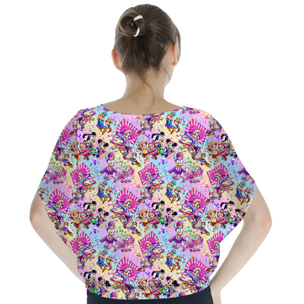 Batwing Chiffon Top - Duffy, Mickey, & Friends