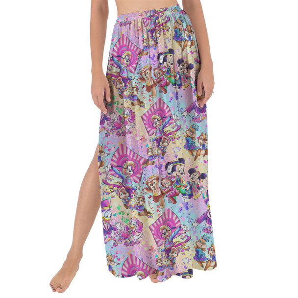 Maxi Sarong Skirt - Duffy, Mickey, & Friends