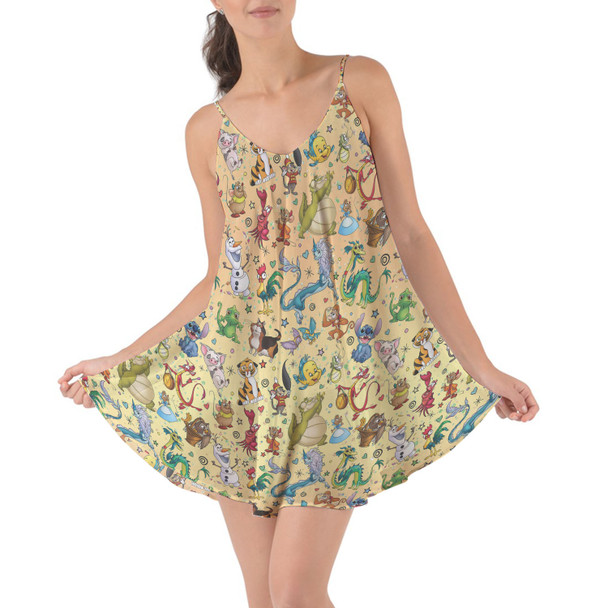 Beach Cover Up Dress - Disney Sidekicks