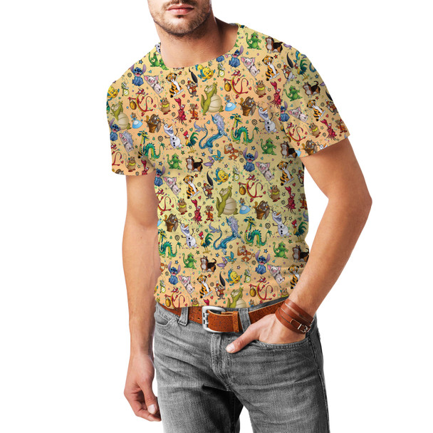 Men's Cotton Blend T-Shirt - Disney Sidekicks