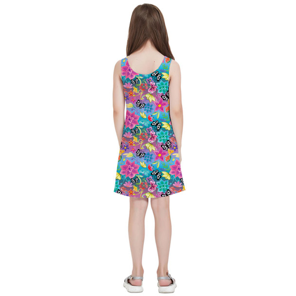 Girls Sleeveless Dress - Encanto's Mirabel