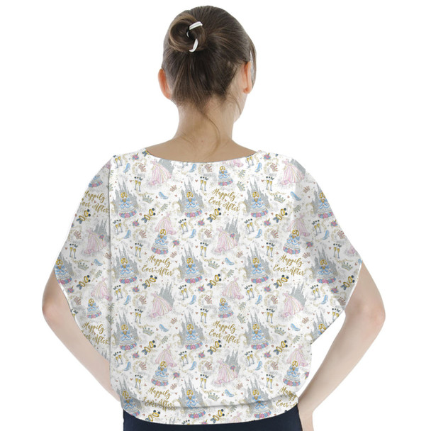 Batwing Chiffon Top - Happily Ever After Disney Weddings Inspired