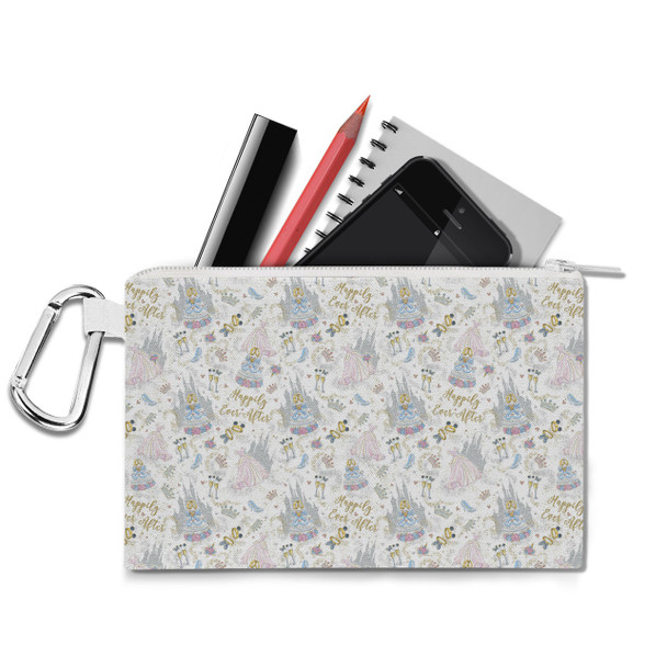Canvas Zip Pouch - Happily Ever After Disney Weddings Inspired